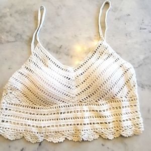 Crochet crop top